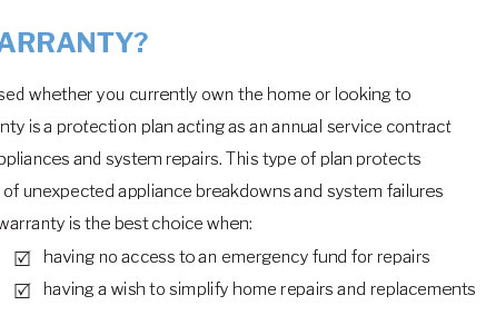 home warranty shiawassee